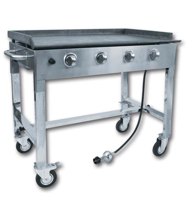 Portable Commercial Griddle 36"L x 20"W x 36"H